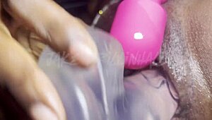 Watch Crazy Squirter Perform Exorcism On Her Pussy