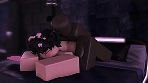 femboy slut secretly fucks and sucks big black cock