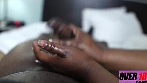 mom plays with her stepson's dick in a taboo encounter