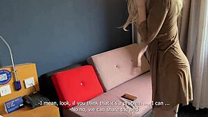 Stepmother and Son Sharing a Bed in a Hotel