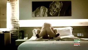 Unaware Wife Spied On, Cuckold Husband Watches Secretly