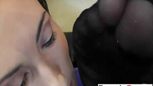 Sexy lesbian foot fetish videos featuring toes and high definition action