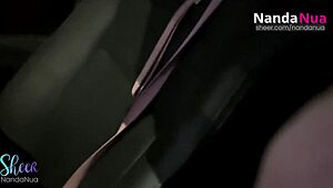 Dogging Night With Nandanua Used In The Street By A Bbc Stranger While My Cuck Watched