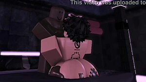 femboy slut secretly fucks and sucks big black cock