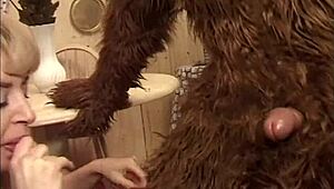 mysterious wolf intruder enters villa and surprises maid