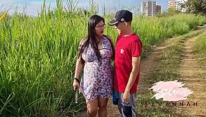 pregnant woman has sex with neighbor on stairs of building where they live - savannah watson