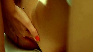 Lesbian lovers out on the boat, engaging in fingering and licking