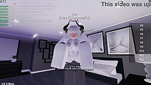 Roblox porn with blowjob and anal riding