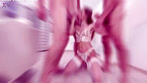 i, eveline dellai, got blackened with 3 bwc and 3 bbc for deep anal dap gapes swallow and facial, wow!