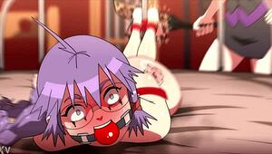 Chizuru tied up footjob