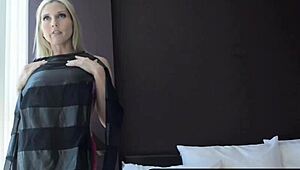 sexy hunk alex legend cums hard on blonde christie stevens face