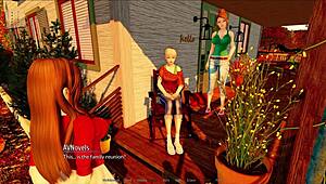 exploring the harem hotel in game level 234