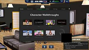 exploring the harem hotel in game level 234