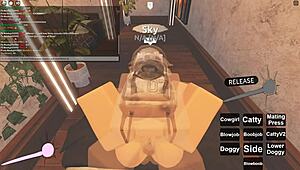 This 66 Roblox porn features blowjob, big tits, anal, deepthroat, riding, and doggystyle! 😈