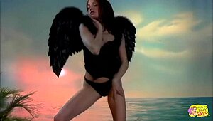 Cosplaying Brunette Finds Girl For Intimate Touch