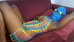 Sexy brunette latina with big ass waits for monster cock in her open pussy