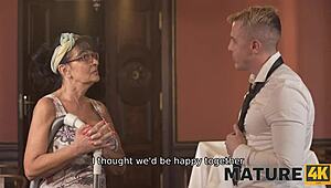 mature4k lucky broom for unhappy groom