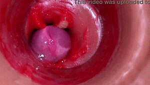 CAMERA IN VAGINA CERVIX POV CREAMPIE FUCKING BREED ME4K