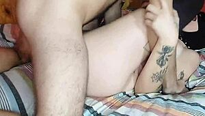 Missionary Fuck with My Curvy Stepsister's Big Ass and Tits