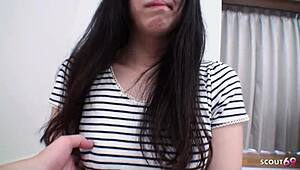 Petite Japanese Step-Sister 18 Talk To Defloration Creampie Fuck At Uncensored Jav Porn