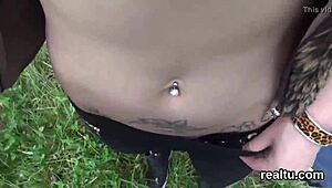 Fantastic czech teen 18+ie is seduced in the mall and poked in pov 😍