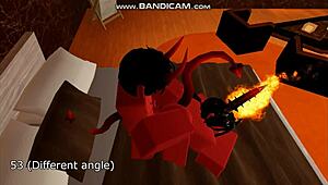 More Animations Of Rich Demon Girl In Roblox Sex!