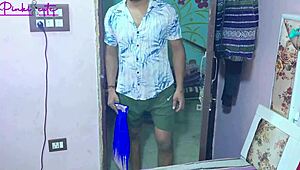 Ravinadesi Stepsister Gets Naked While Shaving Her Hairy Pussy