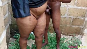 Banging Big White Ass Girl Outdoors In Uncompleted Building