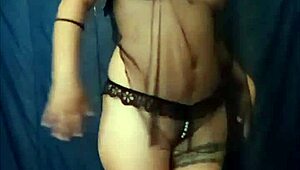 Sexy Mexican Prostitute Dances In Lingerie, Showing Off Her Ass And Tits.