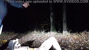 Slave Trained Like A Pig In Forest, Then Indoors With Spanking And Bondage!