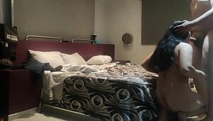 i'm in the motel with two camera angles