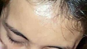 I cum in her mouth after she sucks my cock hard