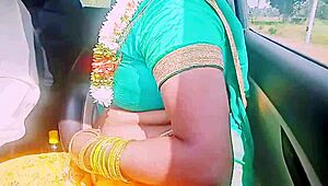 Car sex with desi housewife trying to fuck unknown person, full of dirty talks 💦