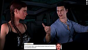 Redhead Rides Big Cock In Midnight Anal Session