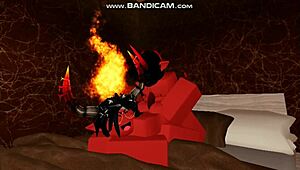 More Animations Of Rich Demon Girl In Roblox Sex!