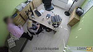 Loan4k agent interviews tight teen for loan approval