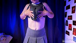 Don't worry, I say, as my stepdaughter teases my dick with her tits and lips hotly?