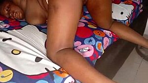 horny milf gets a good dicking after fingering herself