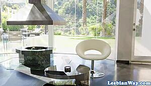 Lesbian Amateurs Masturbating Together In Bedroom Close-Up