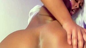 horny hero mirko helps with training