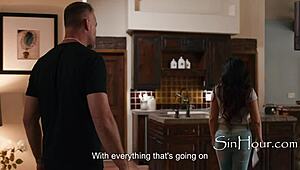 Curvy teachers affair with cheating and lesbian sex