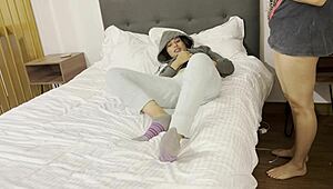 The Babysitter's Intimate Touch While Wife Is Away