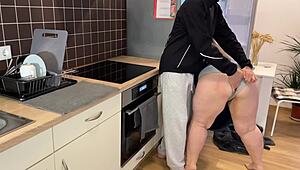 Mature milf mother-in-law gets panties ripped in hardcore fucking