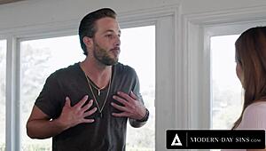 Modern-Day Sins - Sexy Nicole Doshi Gets Rough Fucked Facial by Angry Roommate During Big Argument