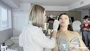 Asian Beauty Got A Facial Waxing In Hospital