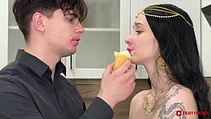 take a look at this indian mother-in-law in filmi fantasy. you'll want to fuck her right away - version 1