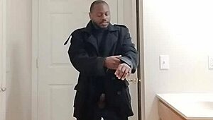 Man Fantasizes About Girlfriend Wife During Solo Masturbation In Garage