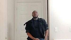 Man Fantasizes About Girlfriend Wife During Solo Masturbation In Garage