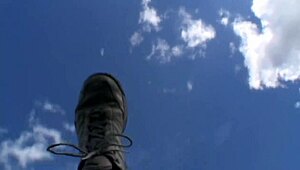 i saw this sweet flexible brunette squirt hugely while getting her ass fucked