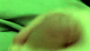 Naked Amateur Strokes Big Cock in Sensual Masturbation!